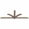 Ekena Millwork Redmond Smooth Timber Gable Bracket, Douglas Fir, 72"W x 27"H x 1 1/2"D x 3 1/2"F, 9/12 Pitch GBW072X27X0204RED00SDF - alternate 2